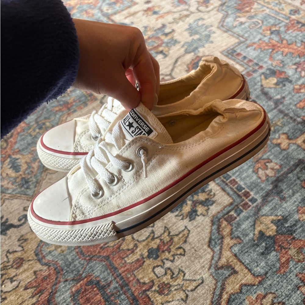 Converse Chuck Taylor All Star Low-Top Slip-On Sneakers - Cream